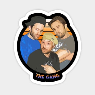 The Gang // Circle Retro Magnet