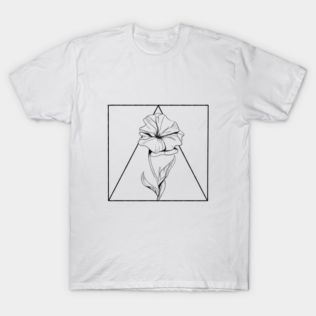 Fleur Minimalism T Shirt Teepublic Line body art with an inspirational saying. fleur