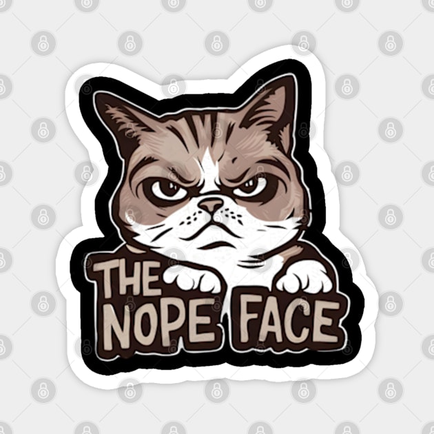 Grumpy Cat Magnet by Inktopolis