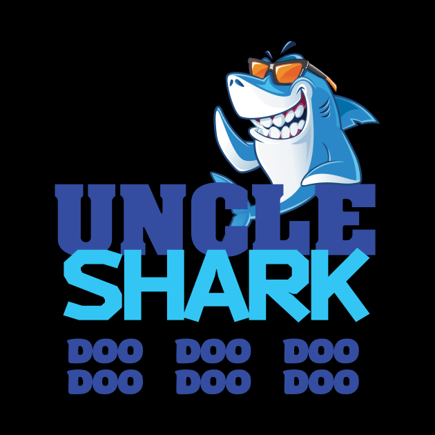 'Uncle Shark Doo Doo Doo' Hilarous Uncle Gift by ourwackyhome