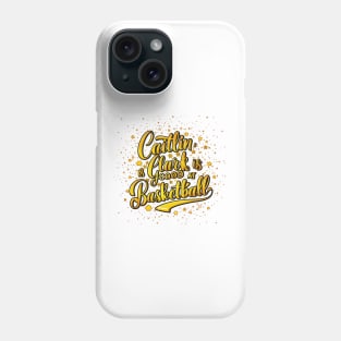 Caitlin Clark is good at basketball Phone Case