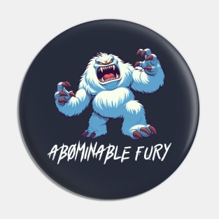 Abominable Fury - Angry Monster Snowman Pin