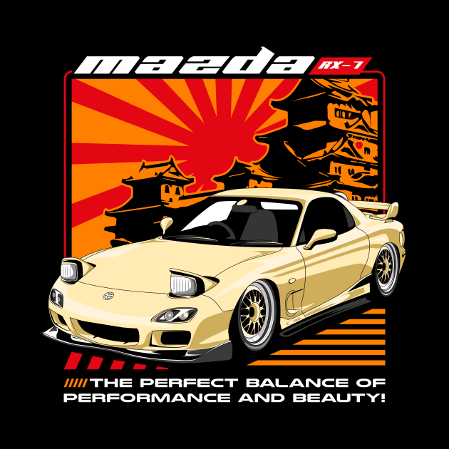 RX7 JDM Car by milatees