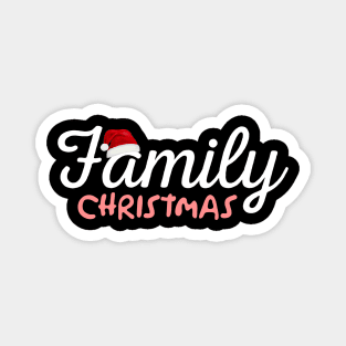 Cute Family Christmas Magnet