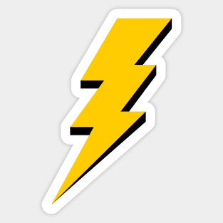 Lightning Bolt Comic book Style Sticker for Sale by CR-Studio