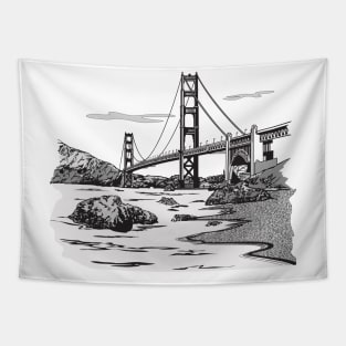 Golden Gate Bridge Tapestry