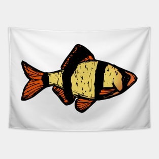 Tiger Barb - freshwater aquarium fish Tapestry