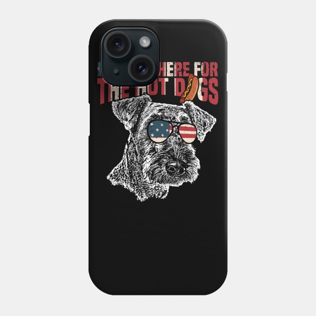 Airedale Terrier Shirt Funny 4th of July Phone Case by Madfido