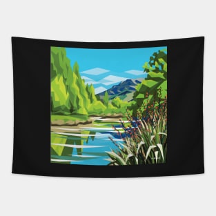 Conical Hill, Hanmer Springs Tapestry