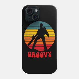 Vintage Groovy Horror Movie Quote 80's Retro Phone Case