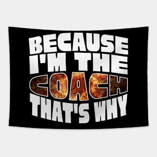 Funny Basketball Coach Dad Tapestry