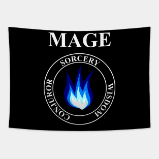 Mage Fantasy RPG Class Frost Magic Tapestry