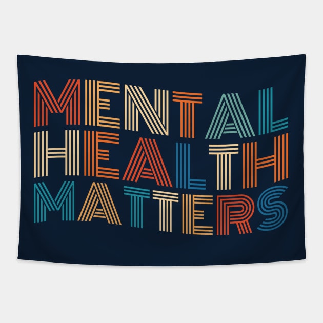 Mental health motivational quote Tapestry by SweetLog