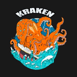 kraken attack T-Shirt