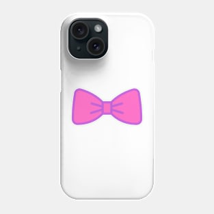 pink and purple bowtie Phone Case