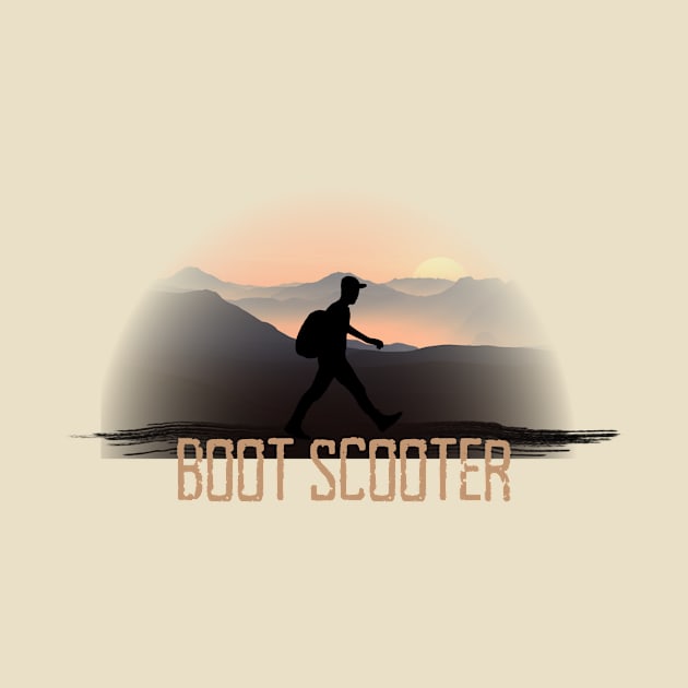 A Hiker is a Boot Scooter by numpdog