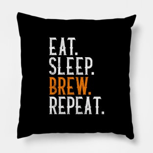 Home Brewing Novelity for a Craft Beer Lover and Brewmaster print Pillow