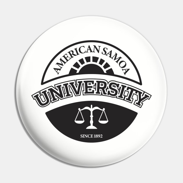 University Of American Samoa Law School Pin by Dotty42