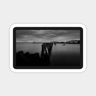 Herd Groyne Lighthouse And Tyne Magnet