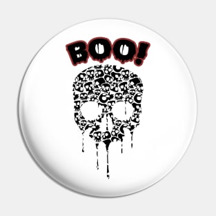 BOO SKULL Pin