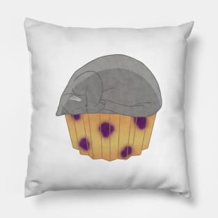 Russian Blue Berry Muffin Pillow