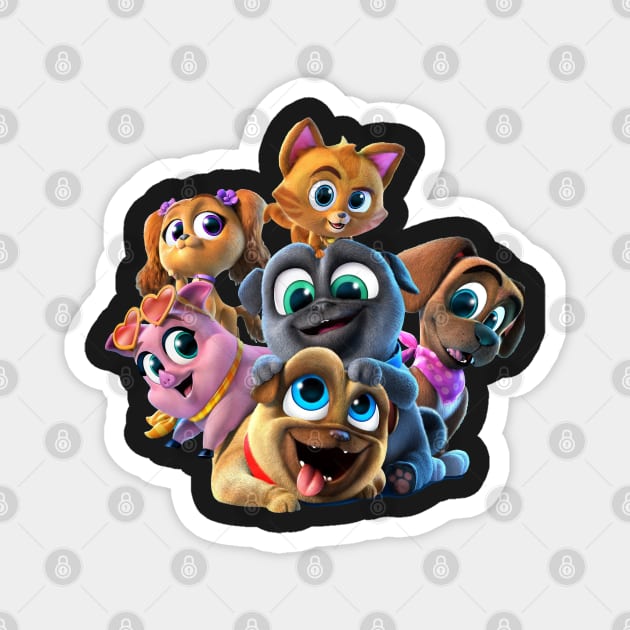 puppy dog pals Magnet by thebeatgoStupid