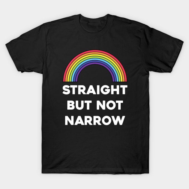 Straight Not Narrow Shirt Lgbt Pride Support Tee Straight Not Narrow Shirt Lgbt Pride Support Tee