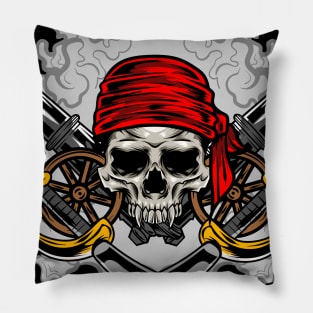 Skull Pirates Warrior Crew Pillow