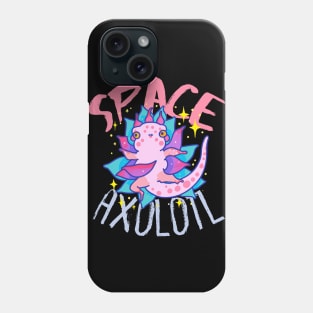 Cute Crazy Psycedelic Space Axolotl Artwork Phone Case