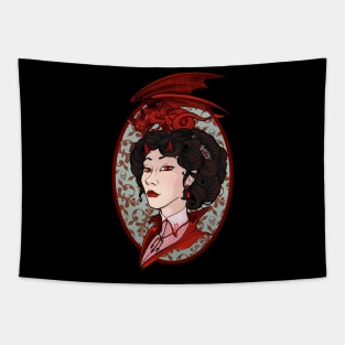 Lady lucifer Tapestry