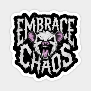 Possum Embrace Chaos, 90s Inspired Magnet