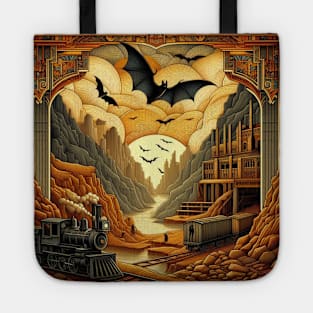 Gothic Mine Town Tote