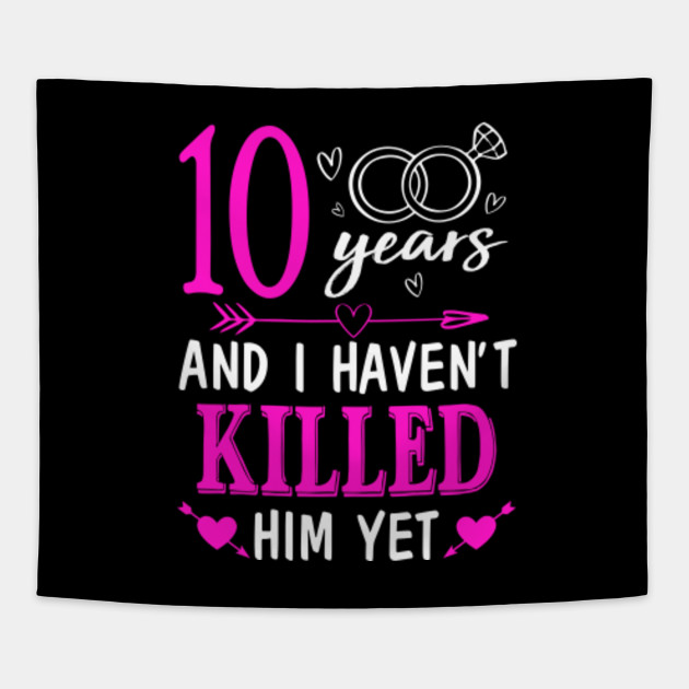 10th Wedding Anniversary Shirt For Wife From Husband 10th