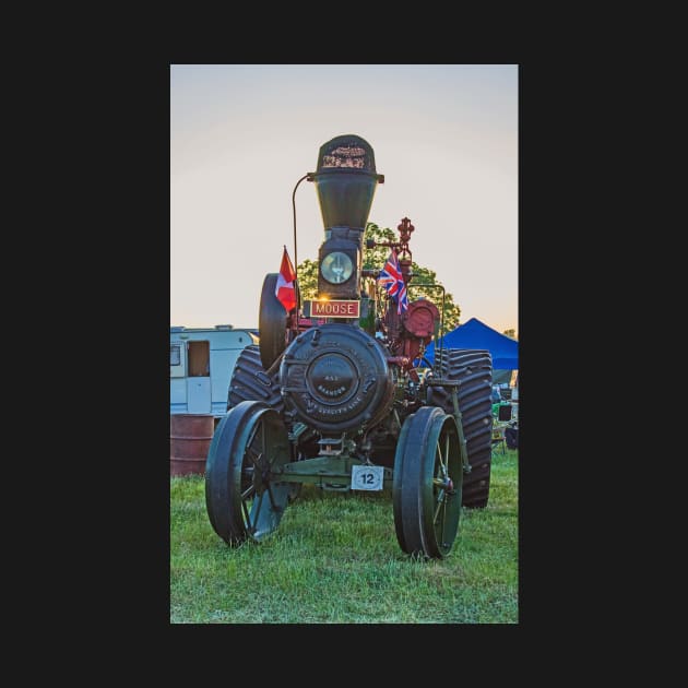 Moose the Traction Engine as the was Sunsetting by avrilharris