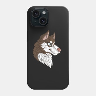 Brown Husky Phone Case