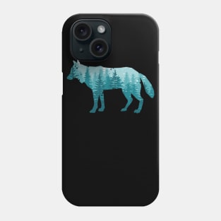 Wolf silhouette Phone Case