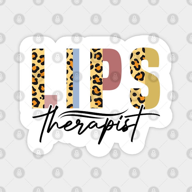 Lips Therapist Lip Filler & Nurse Injector Gift Magnet by DesignCarousel