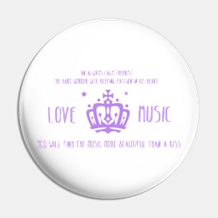 Utapri - Love Music Pin