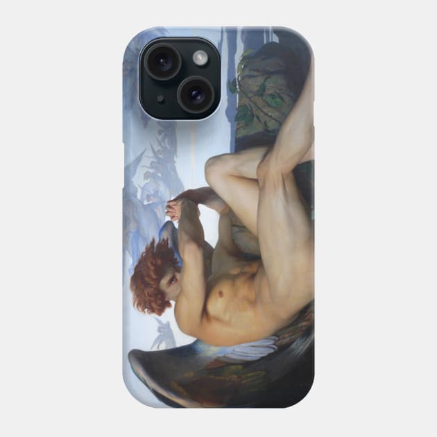 Fallen Angel | Alexandre Cabanel | Satanic Art Phone Case by WearSatan