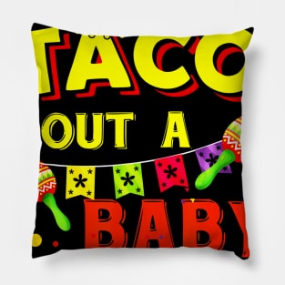 Taco Bout A Baby Pregnancy Announcement Cinco De Mayo Pillow