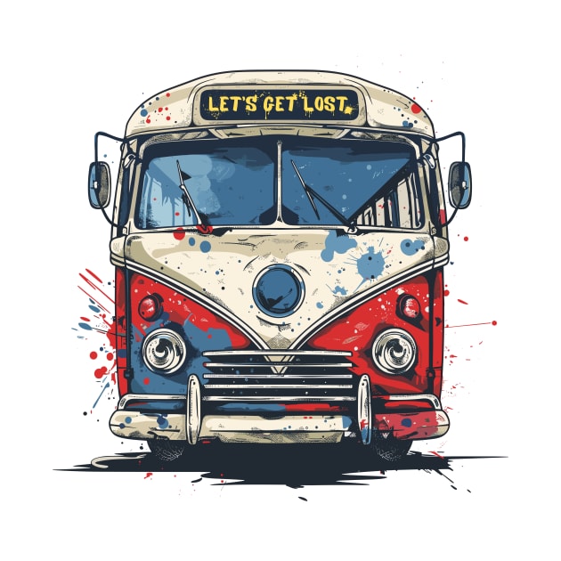 Let's Get Lost -  Adventure Bus by LoffDesign