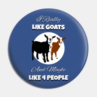 I Like Goats Pin