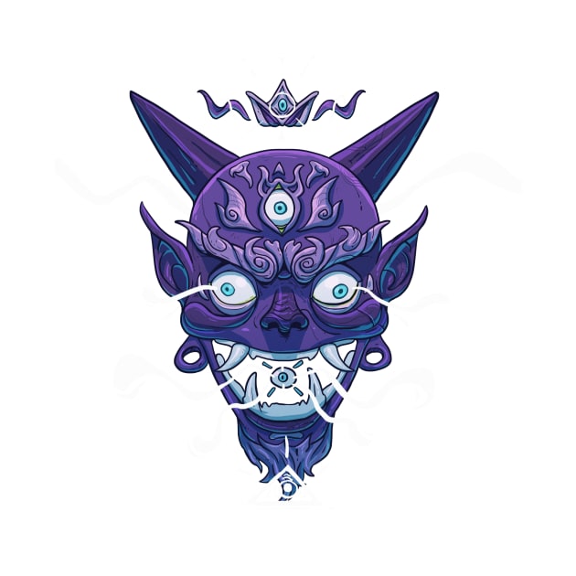 Oni Mask by Maodraws