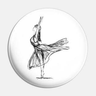 Ballet Dancer Pin