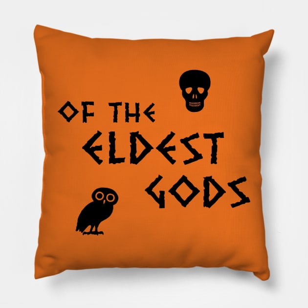 Of the Eldest Gods Podcast Logo (Taylor's Version) Pillow by Of the Eldest Gods