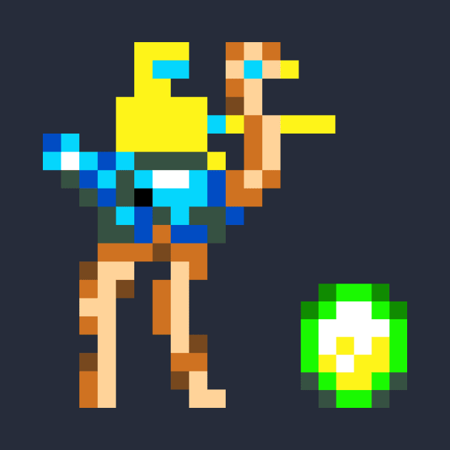 Joust - Mounted Hero and Egg by kruk