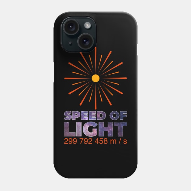 Speed of light Phone Case by T-Shirts Zone
