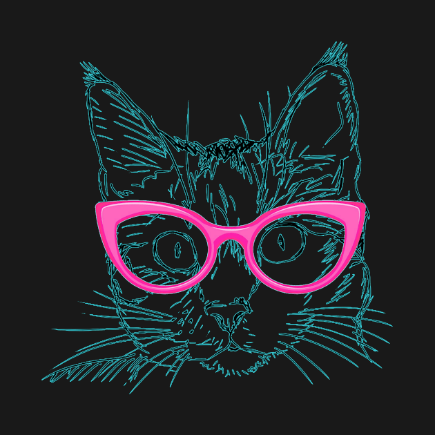 Hipster Cat by WonderfulDreamPicture