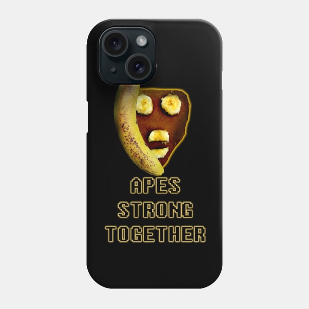 Apes Strong Together Phone Case by IanWylie87