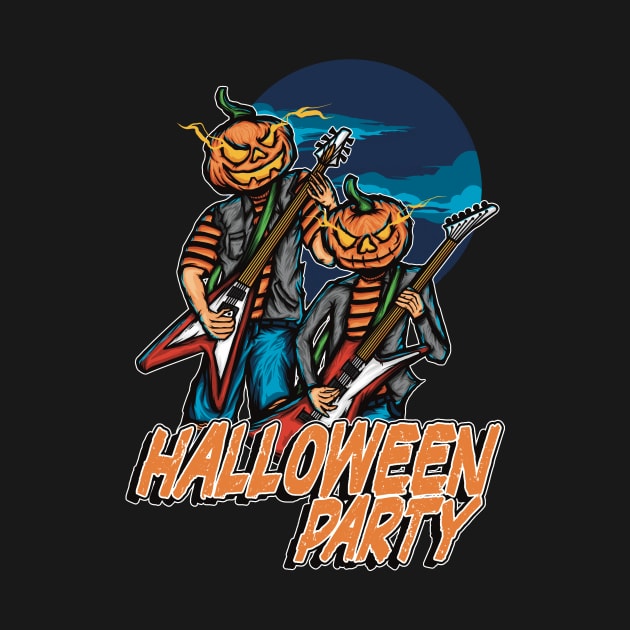 Halloween Design “Duo Gitarist” by Dimaswdwn